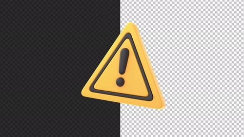Warning sign - 4K