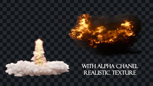 Fire Nuklir & Fire Rocket Explosion pack