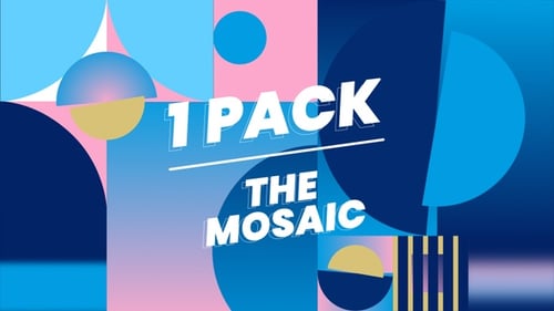 Dynamic Geometric Mosaic Animated Background