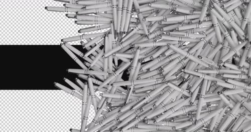3D White Ballpen Transitions