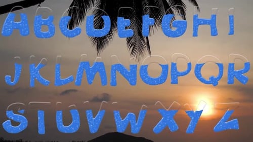 Animated Fluid Text Fill with Water Bubbles