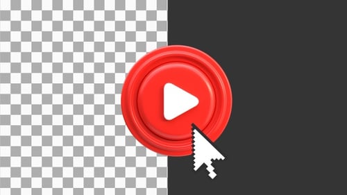 3D Start Button | Alpha Channel