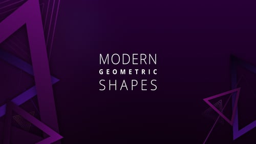 Modern Geometric Shapes Background