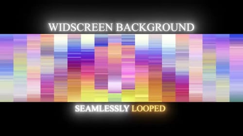 Color Blocks Widescreen Background Loop