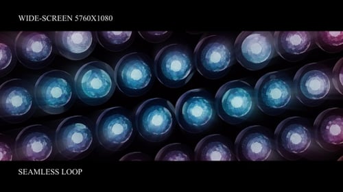 Abstract Pulsating Light Wall Background Loop