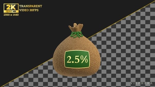 Zakat 3D Icon Animation
