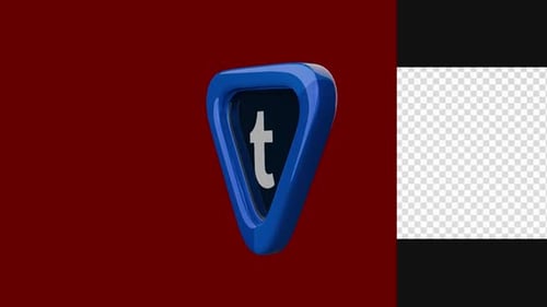 Animated Tumblr alpha logo