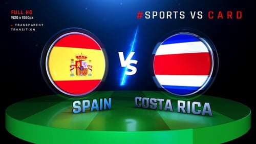 Sports VS Card/Spain vs Costa Rica
