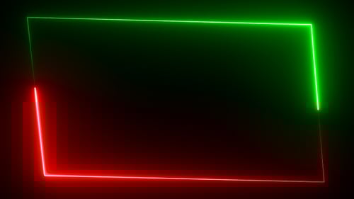 Red & Green Neon Frame Loop V2