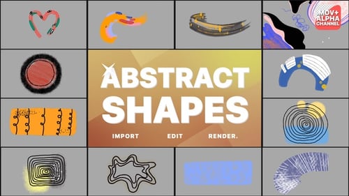Hand-Drawn Abstract Shapes Flash FX Pack