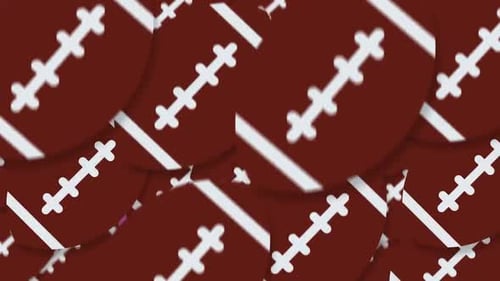 Flat Design Football Drop Transition