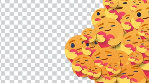 Animated Fluid Emoji Reaction Stream