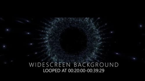 Abstract Particles Dark Background