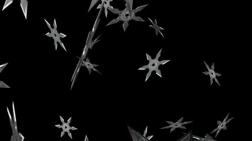 Fallende Shuriken