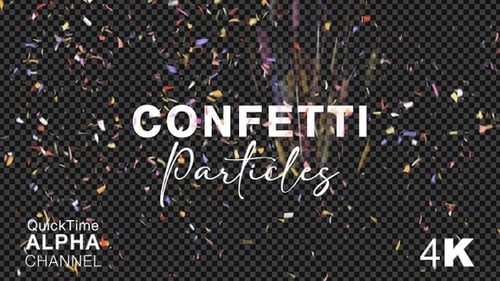 Colorful Confetti Falling Animation Overlay