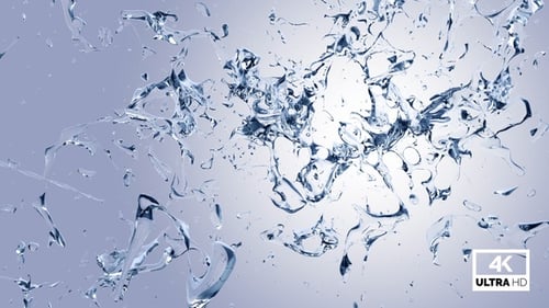 Realistic Water Splash Reveal Transition with Alpha Channel
