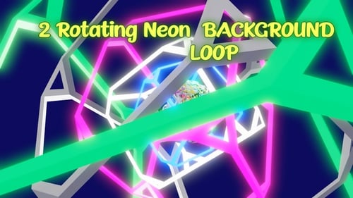 Futuristic Glowing Abstract Geometric Sphere Loop