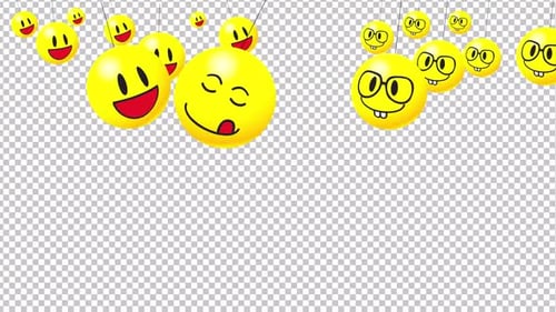 Emoji Background Animation | Alpha Channel
