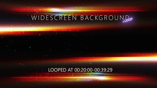 Glitter Directional Cinematic Particles Widescreen Background