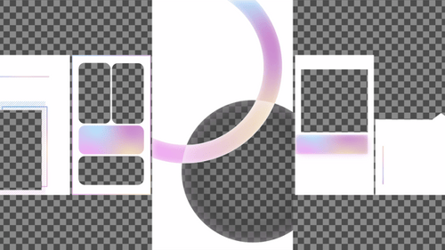 Modern Minimalist Vertical Overlays