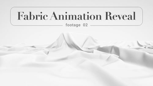 Minimalist White Cloth Pull Reveal For Video Transitions