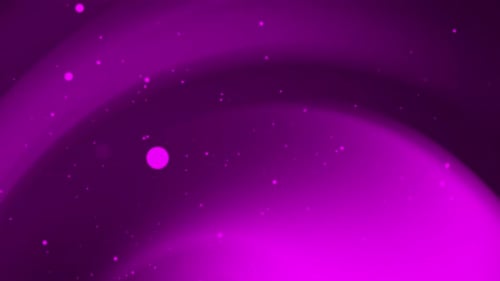Abstract Purple Swirling Background with Glowing Particle Flow