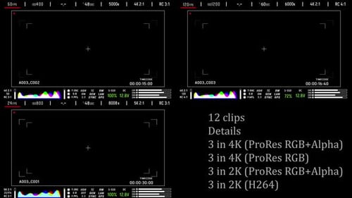 Camera UI Overlay Pack 1