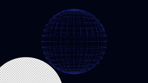 Abstract Transparent Background Loop