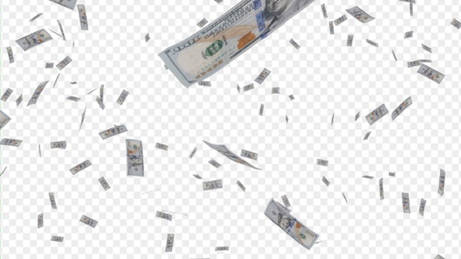 Money Rain with Alpha Channel Loop, Backgrounds Motion Graphics ft ...