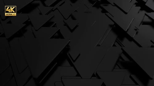 Abstract Geometric Triangles Loop Background 4K