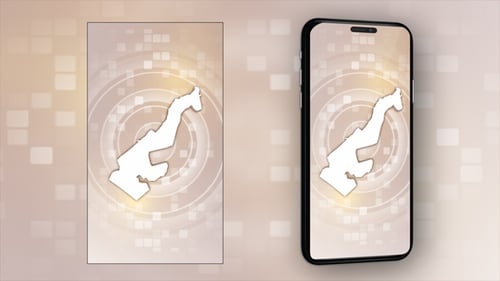 Monaco Animated Map - Vertical Video