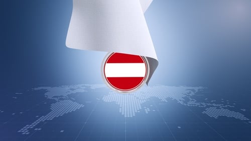 Dynamic Cloth Flag Logo Reveal Animation