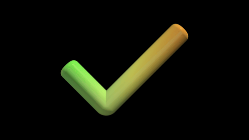 Check List Right Supers Icon Bugs Yellow Green Gradient Pop Up Good Checklist Checked Checkmark 3