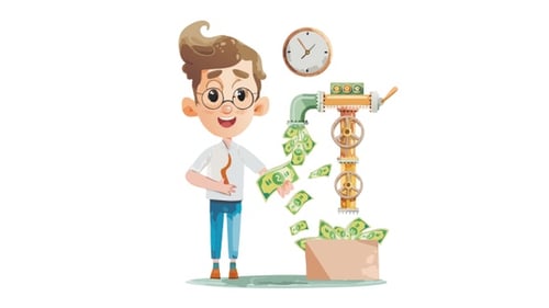 Businessman And Make Money