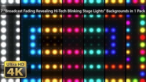 Lumières de scène clignotantes de haute technologie révélatrices de diffusion et de décoloration, lot de 02