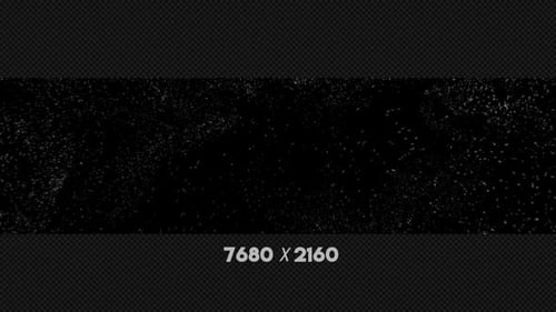 Dynamic White Particles Abstract Background Animation