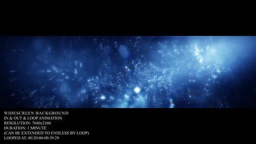 Fond de particules d'hiver bleu étincelant