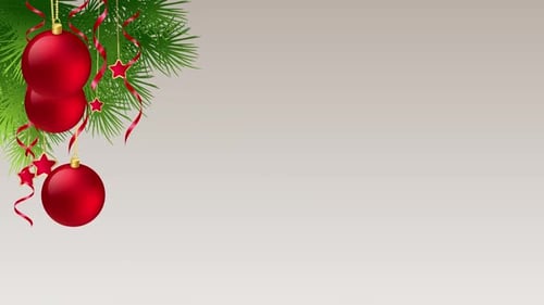 Christmas Ball Animation Alpha Channel