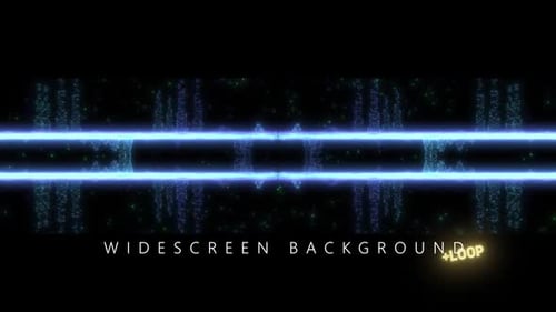 Music Waveform Vj Widescreen Background