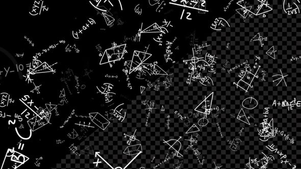 Math And Physics Formulas Loop V2, Overlays Motion Graphics ft. algebra ...
