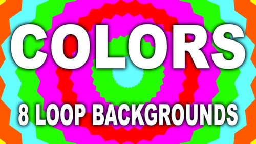 Vibrant Kaleidoscope Geometric Patterns Pack Loopable Backgrounds