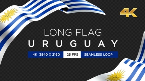 Long Flag Uruguay