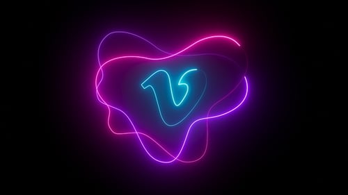 Icône Vimeo Neon