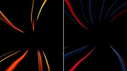 Pack de fond de rayons lumineux abstraits