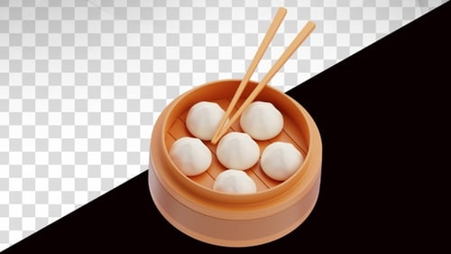 Animation 3D de Dim Sum