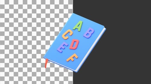 3D Animation of Language Learning Guide | Alpha Channel