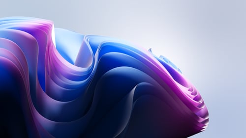 Smooth Flowing Colorful Cloth Shapes Clean Motion Design Backdrop