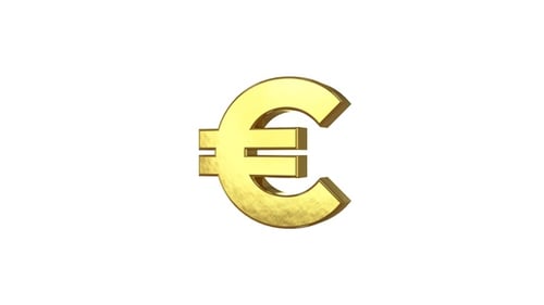 Golden Euro Symbol