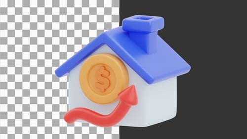 3D Animation of Real Estate Growth | Alpha Channel
