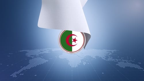 Cloth Algeria Flag Reveal
